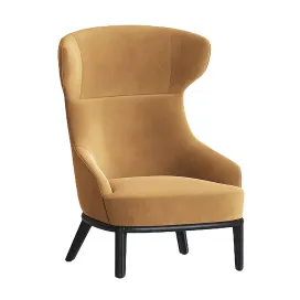 Eve wing back armchair parla design
